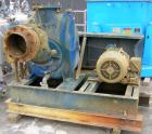 USED: Gorman Rupp T Series self-priming centrifugal pump, model T-10A65-B, CD4MCu stainless steel. Approximately 3400 gallons per minute at 80' head at 34 psi, 3