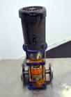 Used Goulds G&L Series Vertical Multi-Stage Pump, Model 1SVBK3, 304 Stainless Steel. Rated approximate 15 gallons per minute at 1100’ head at 3450 rpm at 360psi. Temperature range 250 degrees F. Appr...