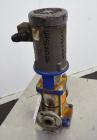 Used Goulds G&L Series Vertical Multi-Stage Pump, Model 1SVBK3, 304 Stainless Steel. Rated approximate 15 gallons per minute at 1100’ head at 3450 rpm at 360psi. Temperature range 250 degrees F. Appr...