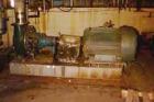 Used Goulds Centrifugal Pump, Model 3138, Stainless Steel. 7-1/2