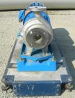 Used Goulds Centrifugal Pump, Model 3196 MTX, Size 2x3-8, 316L stainless steel. 3
