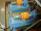 Used Goulds Centrifugal Pump, Model 3196 STX, size 1x1.50-8, CD4MCU cast duplex stainless steel. 1 1/2