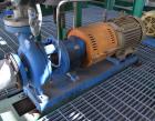 Used Goulds Centrifugal Pump, Model 3196, Size 3X4-8G, 316 Stainless Steel. Rated approximately 63 gallons per minute at 73' head at 1800 rpm, 275 psi. 4” Inlet, 3” outlet, 8.375” diameter impeller, ...