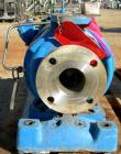 USED: Goulds centrifugal pump, model 3196, size 1.5x3x8, 316 stainless steel. 3