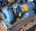 Used- Goulds Centrifugal Pump, model 3196, size 1x2x10, 316 stainless steel. 2