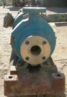 Used Goulds Centrifugal Pump, Model 3196, Size 1x1 1/2-6, 316 Stainless Steel. 1-1/2