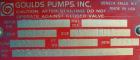 Used Goulds Centrifugal Pump, Model 3316M, size 4x6-11HG, 316 stainless steel. 6