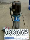 USED: Goulds vertical multi-stage centrifugal pump, model 5SVDK, 316 stainless steel construction. 2-1/2