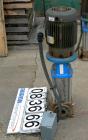 USED: Goulds vertical multi-stage centrifugal pump, model 5SVDK, 316 stainless steel construction. 2-1/2
