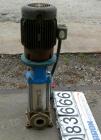 USED: Goulds vertical multi-stage centrifugal pump, model 5SVDK, 316 stainless steel construction. 2-1/2
