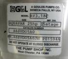 Used Stainless Steel Goulds G&L Series Vertical Multi-Stage Pump, Model A6SVDO5A0