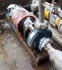 Used- Goulds Centrifugal Pump, Model MTX, Size 2X3X10, 316 Stainless Steel. Driven by a 5hp, 3/60/208-230/460 volt, 1750 rpm...