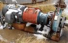 Used- Goulds Centrifugal Pump, Model MTX, Size 3X4X13, 316 Stainless Steel. Driven by a 30hp, 3/60/230/460 volt, 1770 rpm XP...