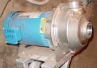 USED: Goulds centrifugal pump, model NPE, stainless steel. 1-1/2