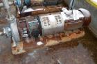 Used Goulds Centrifugal Pump, Stainless Steel. Approximate 2
