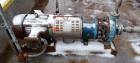 Used Goulds Centrifugal Pump, Stainless Steel. Approximate 2