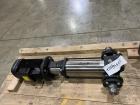 Used Grundfos Multistage Centrifugal Pump, Model CR1-19 A-FGJ-A-E-HQQE. 399/549 feet H/Hmax. 9.7 GPM. Driven by 3hp, 3/60/208-230/460 volt, 3500-3520rpm motor. 1-1/2
