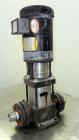 Used Grundfos CR2 Vertical Multistage Centrifugal Pump, Model CR2-80UGUAAUUE, 316 Stainless Steel. Approximate 11 gallons per minute at 290' head at 3450 rpm at 300 psi. 2