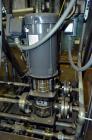 Used Pumping System Consisting Of: (2) Grundfos Vertical Multistage Centrifugal Pumps, Model CR2, 316 Stainless Steel. Each rated 11 gallons per minute at 140' head at 3450 rpm at 230 psi at 250 degr...