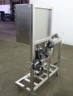 Used Grundfos CRN1S Vertical Multistage Centrifugal Pump, Type CRN1S-5A-FGJ-G-E-HQQE, 316 Stainless Steel. Rated 4.84 gallons per minute at 138.8 head at 3425 rpm at 363 psi at 248 degrees F. 1-1/4