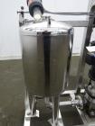 Used Grundfos CRN1S Vertical Multistage Centrifugal Pump, Type CRN1S-5A-FGJ-G-E-HQQE, 316 Stainless Steel. Rated 4.84 gallons per minute at 138.8 head at 3425 rpm at 363 psi at 248 degrees F. 1-1/4