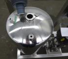 Used Grundfos CRN1S Vertical Multistage Centrifugal Pump, Type CRN1S-5A-FGJ-G-E-HQQE, 316 Stainless Steel. Rated 4.84 gallons per minute at 138.8 head at 3425 rpm at 363 psi at 248 degrees F. 1-1/4
