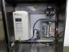 Used Grundfos CRN1S Vertical Multistage Centrifugal Pump, Type CRN1S-5A-FGJ-G-E-HQQE, 316 Stainless Steel. Rated 4.84 gallons per minute at 138.8 head at 3425 rpm at 363 psi at 248 degrees F. 1-1/4