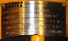 Used HMD Kontro Centrifugal Pump, Model GTA, Size 1X1X5, 316 Stainless Steel. Rated 200 gallons per minute at 60’ head at 3500 rpm, maximum design pressure 275 psi. Driven by a 3hp, 3/60/230/460 volt...