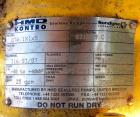 Used Kontro Centrifugal Pump, Model GTA1X1X5, 316 Stainless steel. Rated 25 gallons per minute at 31' head at -40 to 400 deg F at 275 psi at 3500 rpm. 1'' inlet/outlet. Impeller diameter 3.5''. Drive...