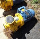 Used Kontro Centrifugal Pump, Model GTA1X1X5, 316 Stainless steel. Rated 25 gallons per minute at 31' head at -40 to 400 deg F at 275 psi at 3500 rpm. 1'' inlet/outlet. Impeller diameter 3.5''. Drive...