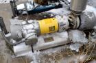 Used- Sulzer CPT Chemical Centrifugal Pump, Model CPT11-1B, Stainless Steel. Rated 100 gallons per minute at 103 head at 352...