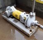Used Sulzer CPT Chemical Centrifugal Pump, Model CPT12-1-LF, Stainless Steel. Rated 5 gallons per minute at 85 head at 1770 rpm. Driven by a 1.5hp, 3/60/208-230/460 volt, 1740 rpm motor. Serial# 1001...