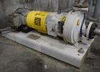 Used Sulzer CPT Chemical Centrifugal Pump, Model CPT12-1-LF, Stainless Steel. Rated 10 gallons per minute at 85 head at 1770 rpm. Driven by a 2hp, 3/60/208-230/460 volt, 1740 rpm motor. Serial# 10011...