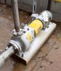 Used Sulzer CPT Chemical Centrifugal Pump, Model CPT12-1B, Stainless Steel. Rated 50 gallons per minute at 55 head at 1770 rpm. Driven by a 3hp, 3/60/208-230/460 volt, 1760 rpm motor. Serial# 1001190...