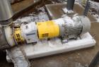 Used- Sulzer CPT Chemical Centrifugal Pump, Model CPT21-2, Stainless Steel. Rated 300 gallons per minute at 132 head at 3525...