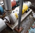 Used- Sulzer CPT Chemical Centrifugal Pump, Model CPT22-2, Stainless Steel. Rated 150 gallons per minute at 50 head at 1770 ...