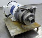 Used L.C. Thomsen & Sons Centrifugal Pump, Model 404TS1, 316 Stainless Steel. Approximately 15 gallons per minute at 15’ head.  1-1/2” Tri-clamp inlet, 1” tri-clamp outlet, approximately 4” diameter ...