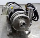 Used L.C. Thomsen & Sons Centrifugal Pump, Model 56321-KA, 316 Stainless Steel.  Approximately 15 gallons per minute at 15’ head.  1-1/2” Tri-clamp inlet, 1” tri-clamp outlet, approximately 5” diamet...