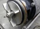 Used L.C. Thomsen & Sons Centrifugal Pump, Model 56321-KA, 316 Stainless Steel.  Approximately 15 gallons per minute at 15’ head.  1-1/2” Tri-clamp inlet, 1” tri-clamp outlet, approximately 5” diamet...