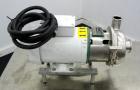 Used Tri-Clover Tri-Flo H.D. Series Centrifugal Pump, Model C215MDG56T-S, 316 Stainless Steel.  Approximate capacity 60 gallons per minute.  2” Tri-clamp inlet, 1-1/2” tri-clamp outlet.  Driven by a ...