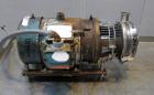 Used Stainless Steel Tri-Clover Centrifugal Pump, Model C216MD18T-S