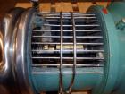 Used Tri-Clover Centrifugal Pump, Model C216MD25T-S-KX, Stainless Steel. 2’’ Tri-clamp inlet, 1-1/2’’ tri-clamp outlet.Approximate capacity 220 gallons per minute at 110’ head.Driven by a 15 hp, 3/60...