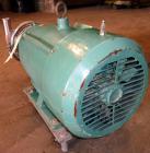 Used Tri-Clover Centrifugal Pump, Model C216MD25T-S-KX, Stainless Steel. 2’’ Tri-clamp inlet, 1-1/2’’ tri-clamp outlet.Approximate capacity 220 gallons per minute at 110’ head.Driven by a 15 hp, 3/60...