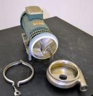 Used Stainless Steel Tri Clover Centrifugal Pump, Model C216MDG56T-S-KX