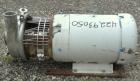 Used Stainless Steel Tri-Clover Centrifugal Pump, Model C218MD18-TS