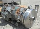 Used Tri-CloverCentrifugalPump, Model C218MD18T-S,316 stainless steel.2