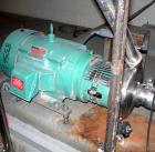 USED: Tri Clover centrifugal pump, model C328MDG2STS, 316 stainless steel. 8