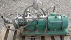 USED: Tri Clover centrifugal pump, model SP216MY-S, 316 stainless steel. Approximate 6