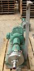 Used Tri-Clover Tri-Flo Centrifugal Pump, model SP218MH-S, 316 stainless steel. 2’’ tri-clamp inlet, 1-1/2’’ tri-clamp outlet. Approximate capacity 180 gallons per minute at 210' head, 7-1/4