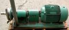 Used Tri-Clover Tri-Flo Centrifugal Pump, model SP218MH-S, 316 stainless steel. 2’’ tri-clamp inlet, 1-1/2’’ tri-clamp outlet. Approximate capacity 180 gallons per minute at 210' head, 7-1/4